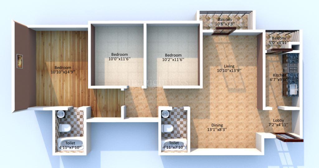 DLF New Town Heights in Rajarhat, Kolkata Price, Brochure, Floor Plan