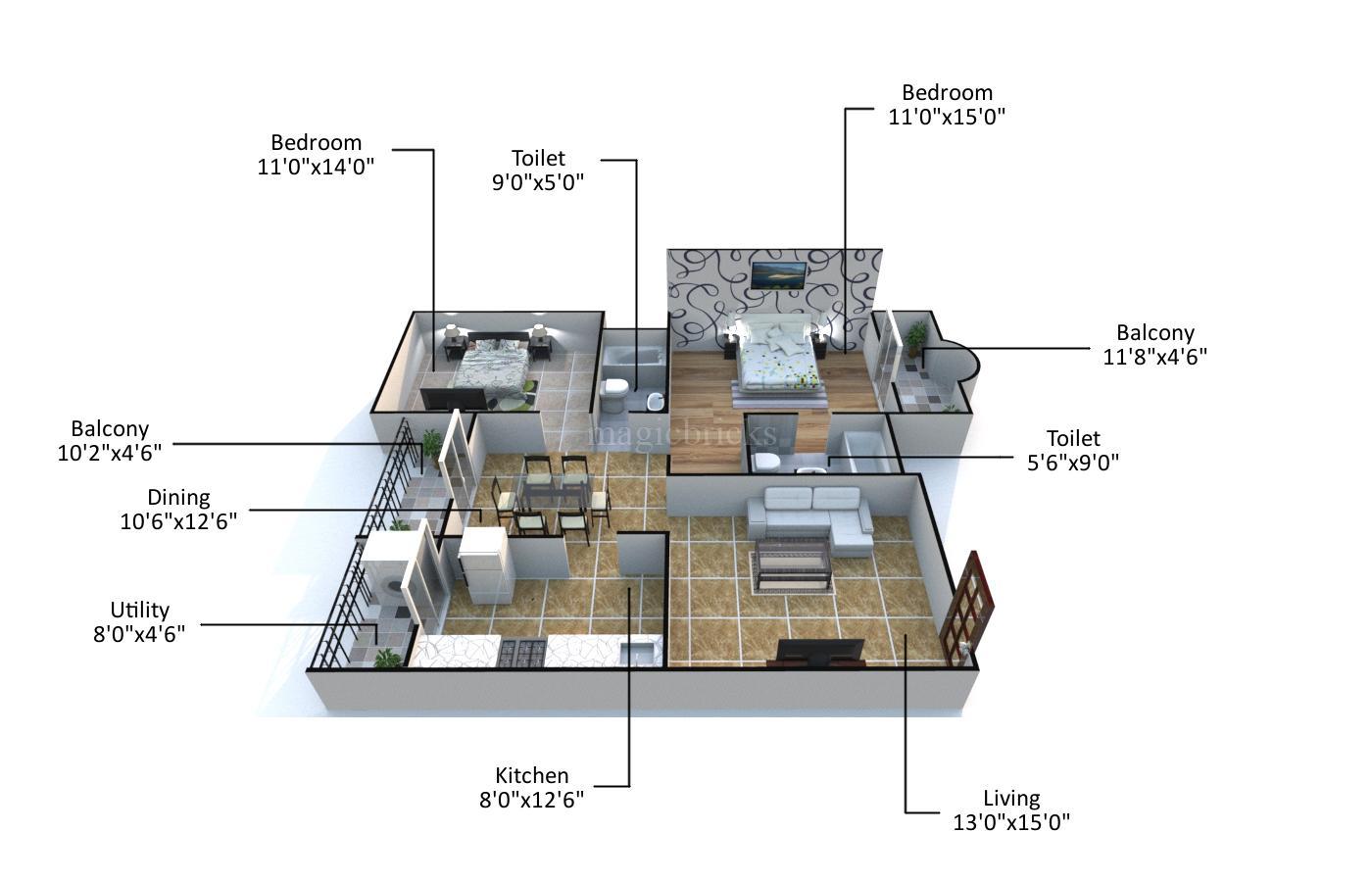 Ranka Heights in Domlur, Bangalore | MagicBricks