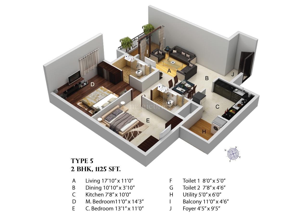 Mahendra Elena 5 in Electronic City, Bangalore: Price, Brochure, Floor ...