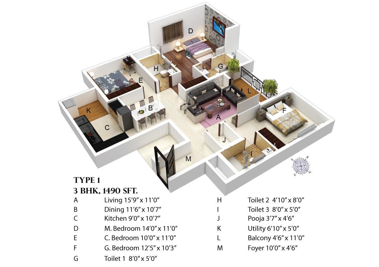 Mahendra Elena 5 in Electronic City, Bangalore: Price, Brochure, Floor ...