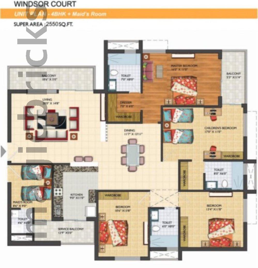 Assotech Windsor Court in Sector 78 , Noida Price, Brochure, Floor