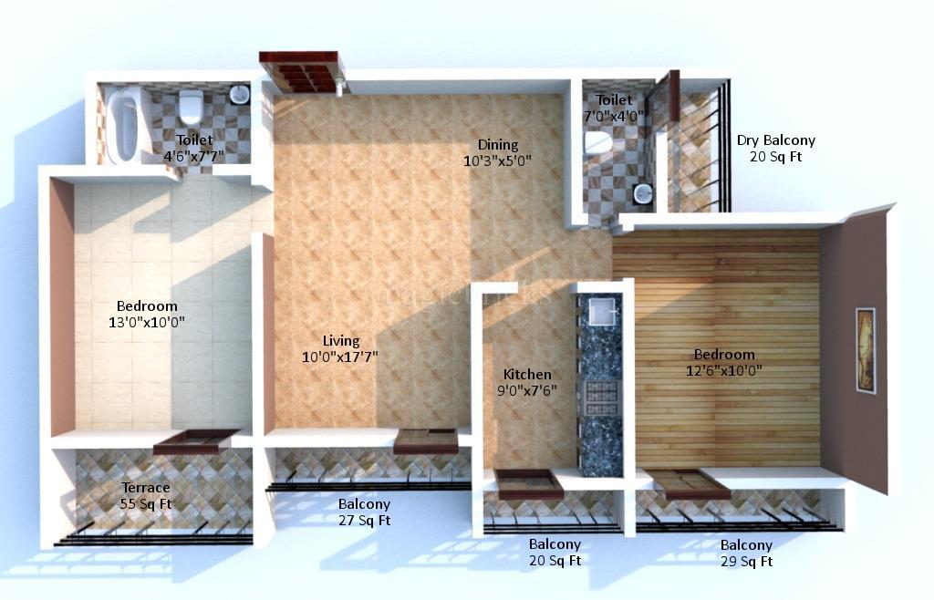 Satyam Imperial Heights in Roadpali, Navi Mumbai Price, Brochure