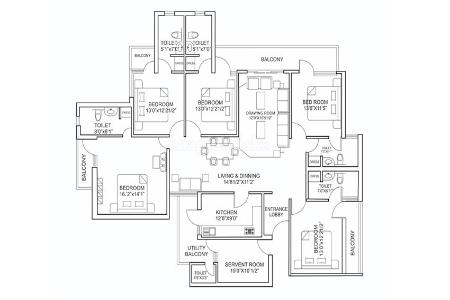 DDA SFS Flats in Dwarka, New Delhi: Price, Brochure, Floor Plan, Reviews