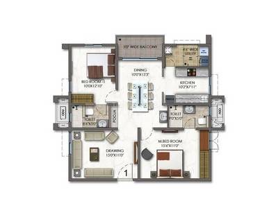 DSR Park Ridge in Nallagandla, Hyderabad: Price, Brochure, Floor Plan ...