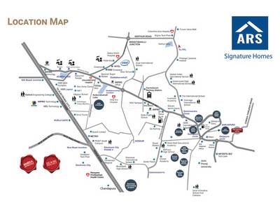 Image of Location Map of Saiven Developers Caesars Palace