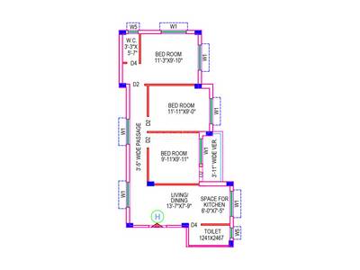 Eastern Vinayak Apartment In Andul, Kolkata: Price, Brochure, Floor ...