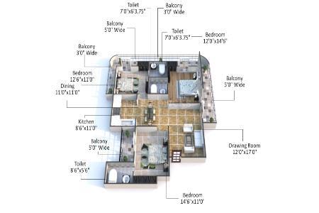 Shipra Sun City in Indirapuram, Ghaziabad: Price, Brochure, Floor Plan ...