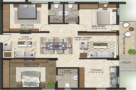 DSR Park Ridge in Nallagandla, Hyderabad: Price, Brochure, Floor Plan ...