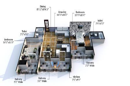 Ramprastha Vista in Ahinsa Khand 2, Ghaziabad: Price, Brochure, Floor ...