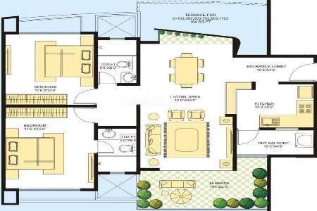 Magarpatta City Roystonea in Magarpatta City, Pune: Price, Brochure ...