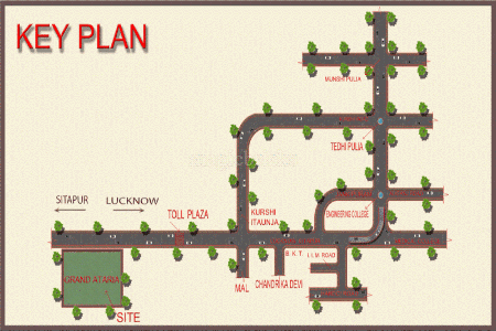 Godawari Tower in Sitapur Road, Lucknow: Price, Brochure, Floor Plan
