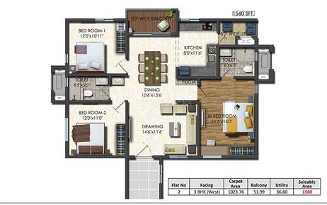 Aparna Sarovar Zenith Floor Plans | Viewfloor.co