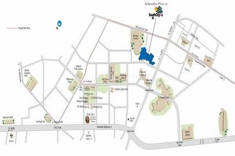 South City 2 Gurgaon Map Unitech South City Ii In Sector 49 , Gurgaon: Price, Brochure, Floor Plan,  Reviews