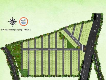 Indresham Map Vikash Society in Indresham, Hyderabad: Price, Brochure, Floor Plan ...