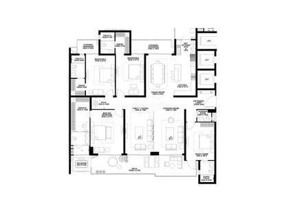 Buy 4 Bhk Flat Apartment In Gulshan Dynasty Sector 144 Noida 4700 Sq Ft
