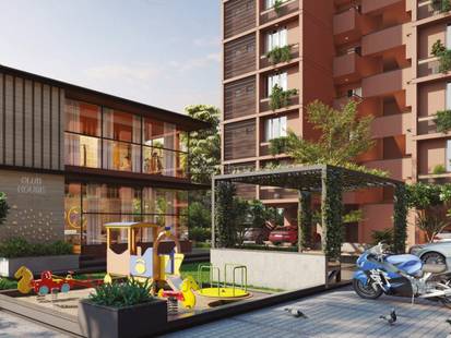 2BHK Multistorey Apartment for New Property in Swastik Saffron at Nana Chiloda