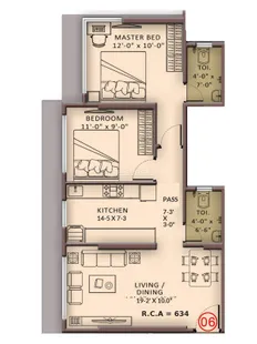 Sq Ft Bhk In Charkop 1142 Sqft BHK Flat For Sale In Charkop Orion