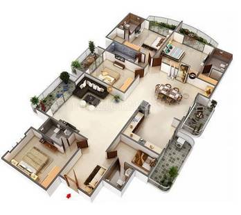 Buy 3 BHK Flat/Apartment in L&T South City Stage 2nd MICO Layout ...