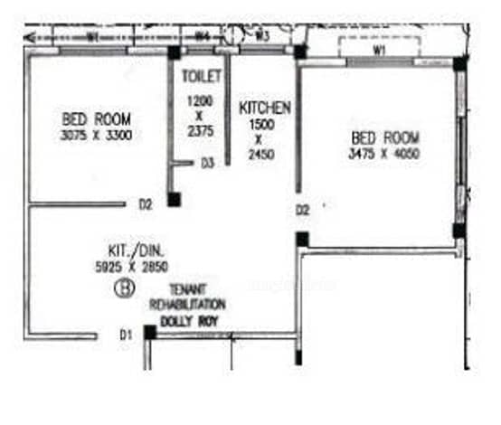 Sree Krishna Apartment Floor Plan, Kolkata: Layouts, Sizes, Configurations