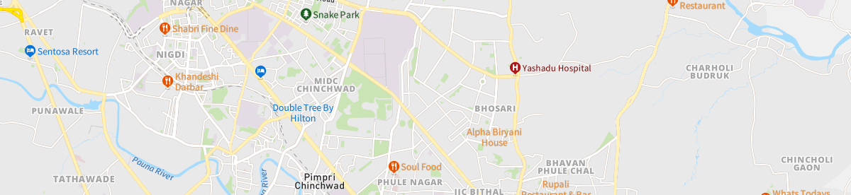 Pimpri Chinchwad New Township Development Authority, Pune: Map ...