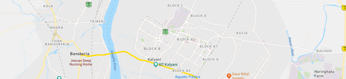 Kalyani A Block Map Kalyani, Nadia: Map, Property Rates, Projects, Photos, Reviews, Info