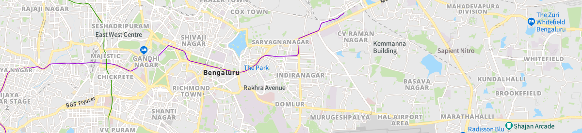 Indira Nagar Route Map Indira Nagar, Bangalore: Map, Property Rates, Projects, Photos, Reviews,  Info
