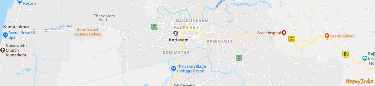 Market Kottayam Map Property Rates Projects Photos Reviews Info   149939 MAP 