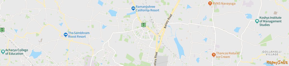 Yelahanka Satellite Town, Bangalore: Map, Property Rates, Projects ...