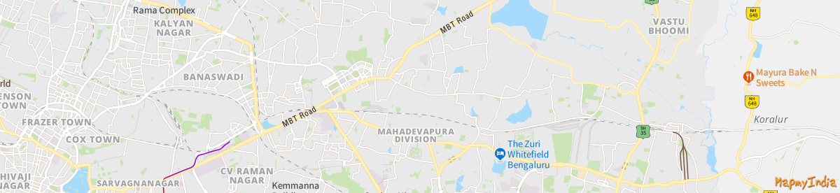 Kuvempu Layout Hale Devasandra, Bangalore: Map, Property Rates ...