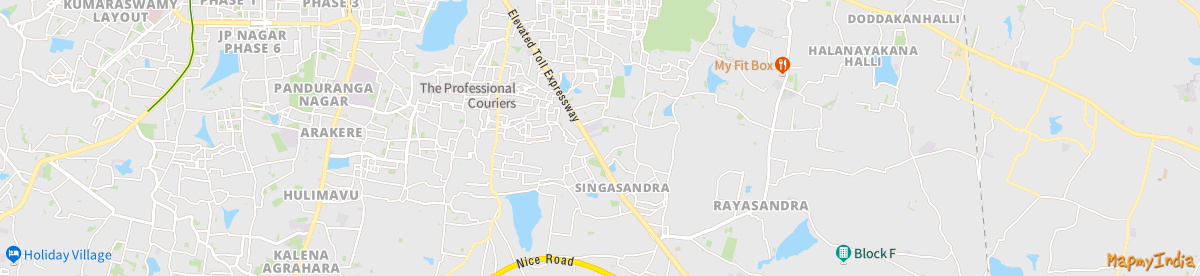 Srinivasa Nagar Hal Layout, Bangalore: Map, Property Rates, Projects ...