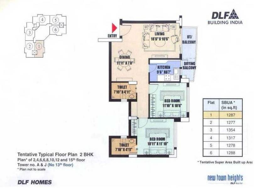 DLF New Town Heights in Rajarhat Kolkata DLF New Town Heights Price