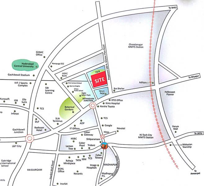 Galaxy Apartments in Kondapur, Hyderabad by Greenmark Developers