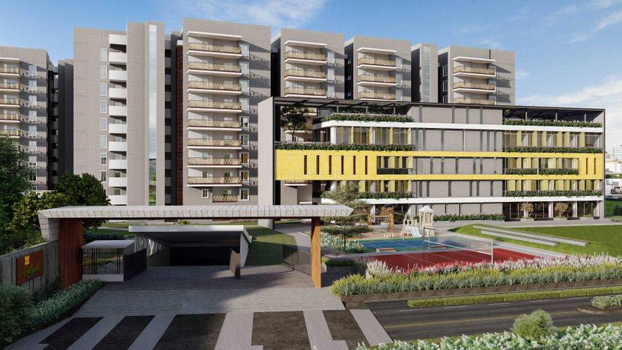 Hallmark Sunnyside in Manchirevula, Hyderabad Price, Brochure, Floor