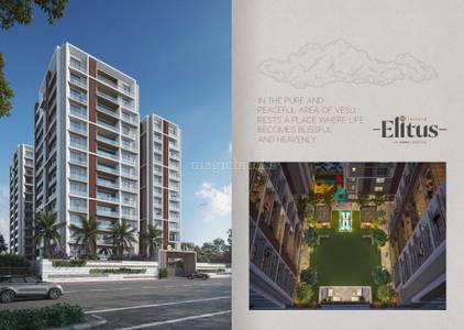 3BHK Multistorey Apartment for New Property in Milestone Elitus at Vesu 3BHK Multistorey Apartment for New Property in Milestone Elitus at Vesu