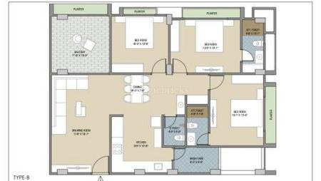 3BHK Multistorey Apartment for New Property in Usmanpura 3BHK Multistorey Apartment for New Property in Usmanpura