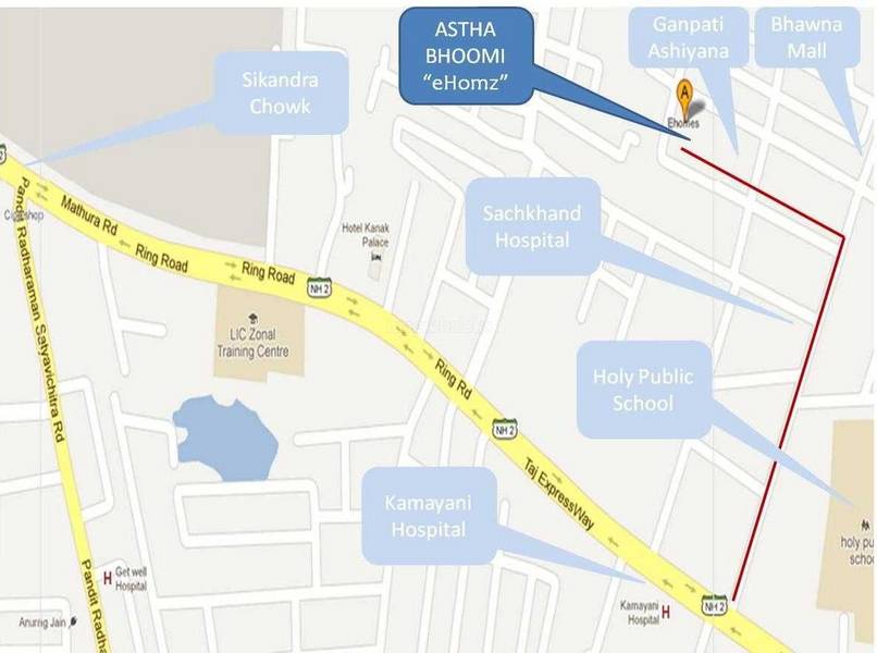 Ganpati Aashiyana in Sikandra, Agra Price, Brochure, Floor Plan, Reviews