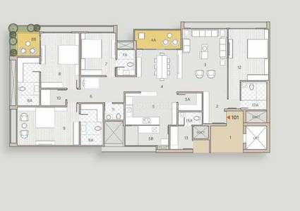 5BHK Multistorey Apartment for New Property in Shilaj 5BHK Multistorey Apartment for New Property in Shilaj