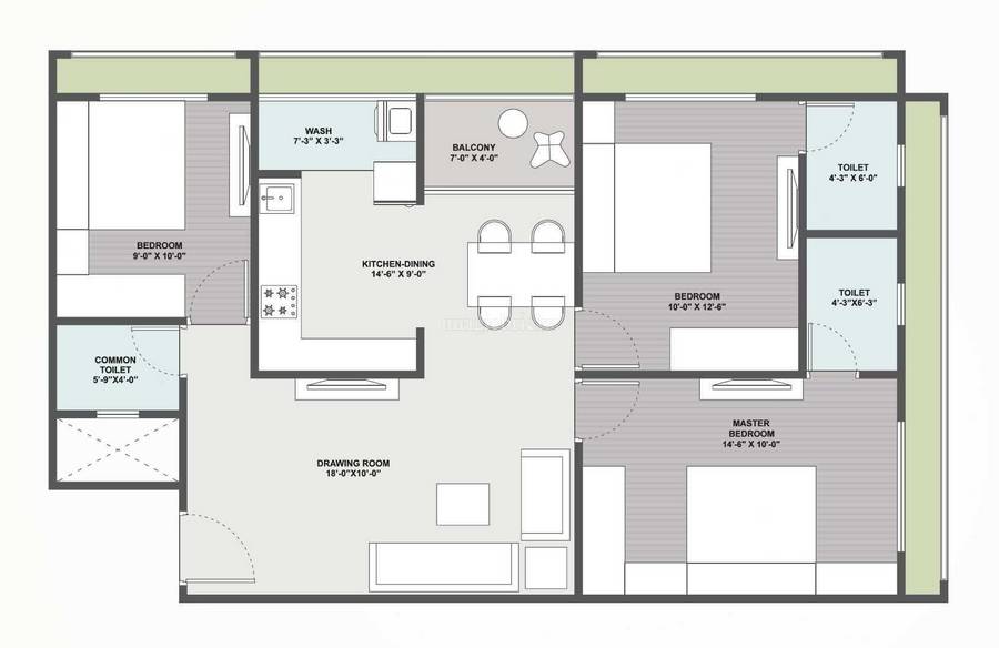 Saanvi Nirman Estella in Ghuma, Ahmedabad Price, Brochure, Floor Plan