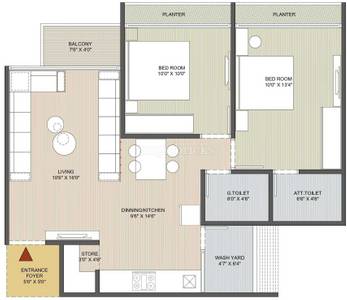 2BHK Multistorey Apartment for New Property in Vaishnodevi Circle 2BHK Multistorey Apartment for New Property in Vaishnodevi Circle