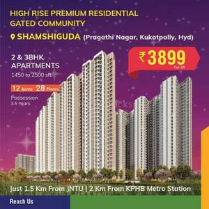 3BHK Multistorey Apartment for Resale in Kukatpally, NH 9 3BHK Multistorey Apartment for Resale in Kukatpally, NH 9