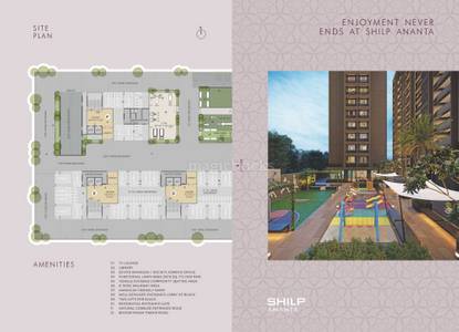 2BHK Multistorey Apartment for New Property in Shilp Ananta at Shela 2BHK Multistorey Apartment for New Property in Shilp Ananta at Shela