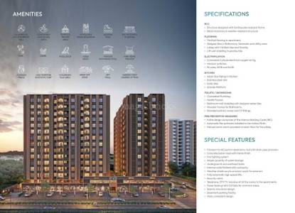 3BHK Multistorey Apartment for New Property in Turquoise Greenz at Shela 3BHK Multistorey Apartment for New Property in Turquoise Greenz at Shela