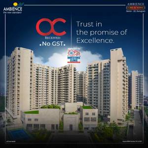 4BHK Multistorey Apartment for New Property in Ambience Creacions at Sector 22 4BHK Multistorey Apartment for New Property in Ambience Creacions at Sector 22