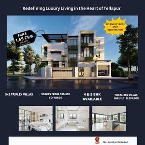 Buy  3 BHK  Villa in  Tellapur   Hyderabad