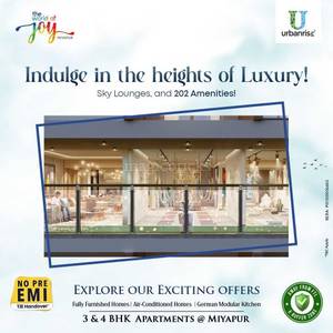 3BHK Multistorey Apartment for New Property in Urbanrise The World Of Joy at Ameenpur 3BHK Multistorey Apartment for New Property in Urbanrise The World Of Joy at Ameenpur