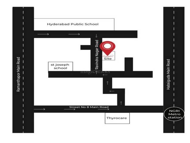 Flats in Ravindra Nagar Habsiguda, Hyderabad 5+ Apartments by