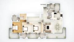 3BHK Multistorey Apartment for Resale in Central Park 2 at Tikri, Sector 48, Sohna Road - Photo 3