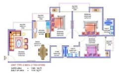 3BHK Multistorey Apartment for Rent in Prateek Wisteria at Sector 77 - Photo 1