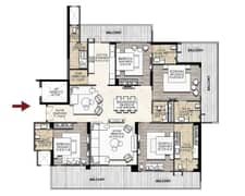 4BHK Multistorey Apartment for Resale in Mapsko The Icon 79 at Sector 79 - Photo 11