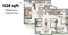 3BHK Multistorey Apartment for Rent in 3C Lotus Panache at Sector 110, Dadri Road - Photo 6